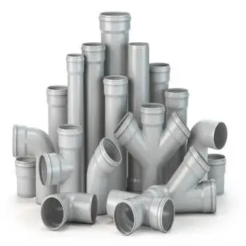 Grey Plastic Plumbing Pipe